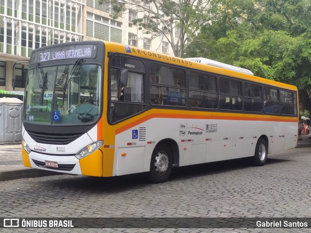 Transportes Paranapuan B10055 na cidade de Rio de Janeiro, Rio de Janeiro, Brasil, por Gabriel Santos. ID da foto: 12073426.