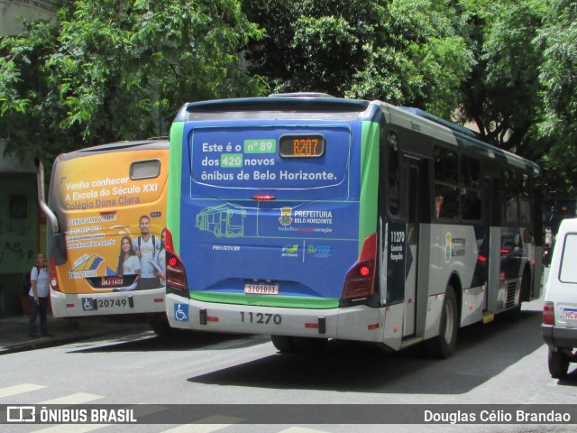 Auto Omnibus Floramar 11270 na cidade de Belo Horizonte, Minas Gerais, Brasil, por Douglas Célio Brandao. ID da foto: 12073766.