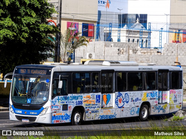 Cidade Alta Transportes 1.006 na cidade de Paulista, Pernambuco, Brasil, por Matheus Silva. ID da foto: 12074236.