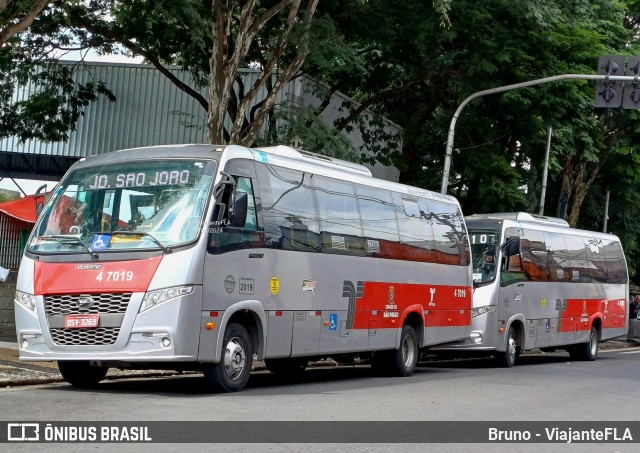 Pêssego Transportes 4 7019 na cidade de São Paulo, São Paulo, Brasil, por Bruno - ViajanteFLA. ID da foto: 12074171.
