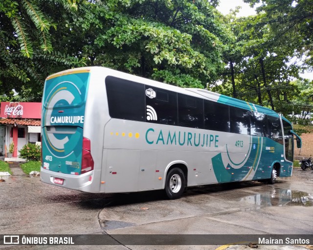 Auto Viação Camurujipe 4913 na cidade de Salvador, Bahia, Brasil, por Mairan Santos. ID da foto: 12074540.