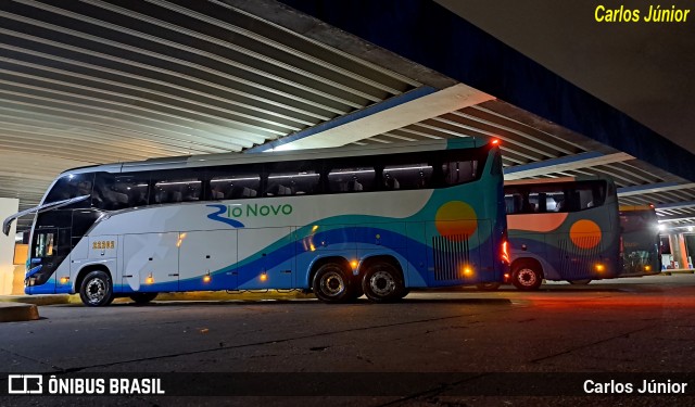 Rio Novo Transportes e Turismo 22202 na cidade de Cuiabá, Mato Grosso, Brasil, por Carlos Júnior. ID da foto: 12075169.