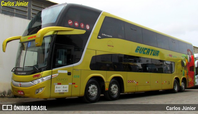 Eucatur - Empresa União Cascavel de Transportes e Turismo 5315 na cidade de Cuiabá, Mato Grosso, Brasil, por Carlos Júnior. ID da foto: 12075100.