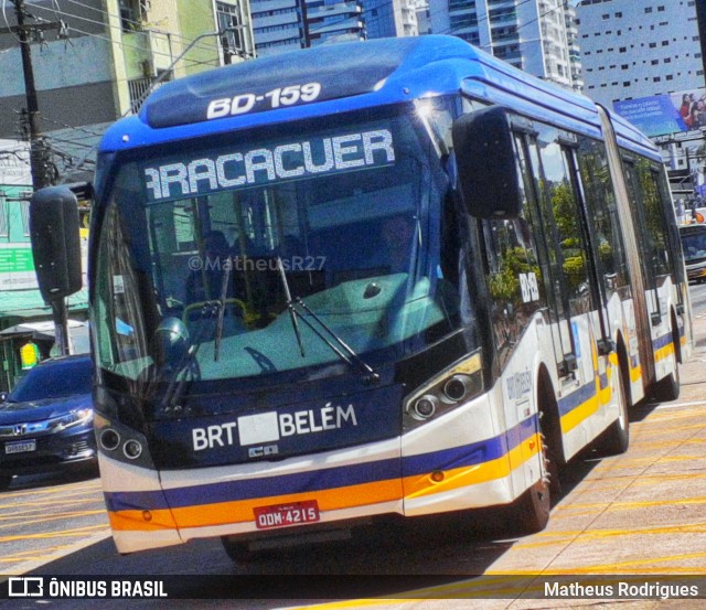 Belém Rio Transportes BD-159 na cidade de Belém, Pará, Brasil, por Matheus Rodrigues. ID da foto: 12075125.