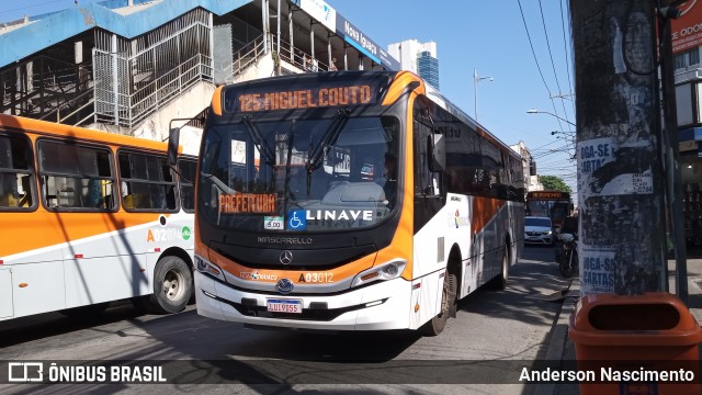 Linave Transportes A03012 na cidade de Nova Iguaçu, Rio de Janeiro, Brasil, por Anderson Nascimento. ID da foto: 12073671.