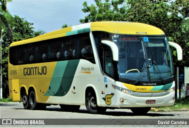 Empresa Gontijo de Transportes 21385 na cidade de Fortaleza, Ceará, Brasil, por David Candéa. ID da foto: 12074583.
