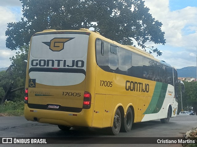 Empresa Gontijo de Transportes 17005 na cidade de Montes Claros, Minas Gerais, Brasil, por Cristiano Martins. ID da foto: 12075534.