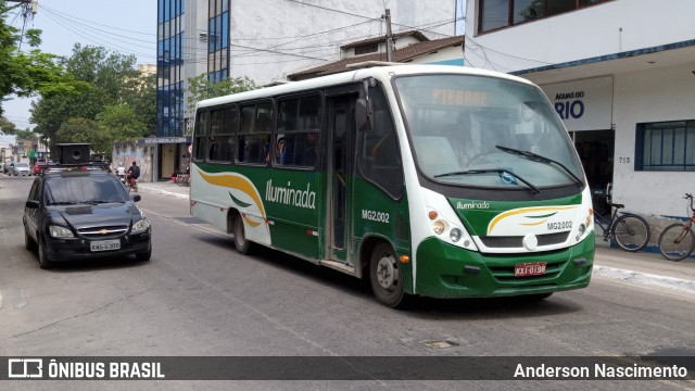 Transporte e Turismo Iluminada MG 2.002 na cidade de Magé, Rio de Janeiro, Brasil, por Anderson Nascimento. ID da foto: 12075272.