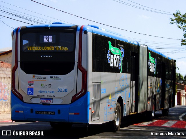 BRT Sorocaba Concessionária de Serviços Públicos SPE S/A 3230 na cidade de Sorocaba, São Paulo, Brasil, por Vinicius Martins. ID da foto: 12073686.