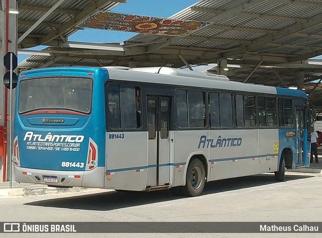 ATT - Atlântico Transportes e Turismo 881443 na cidade de Salvador, Bahia, Brasil, por Matheus Calhau. ID da foto: 12075428.