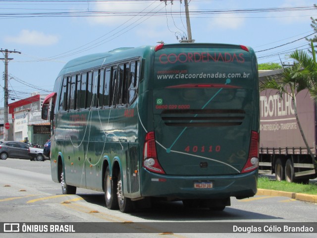 Companhia Coordenadas de Transportes 40110 na cidade de Belo Horizonte, Minas Gerais, Brasil, por Douglas Célio Brandao. ID da foto: 12073859.