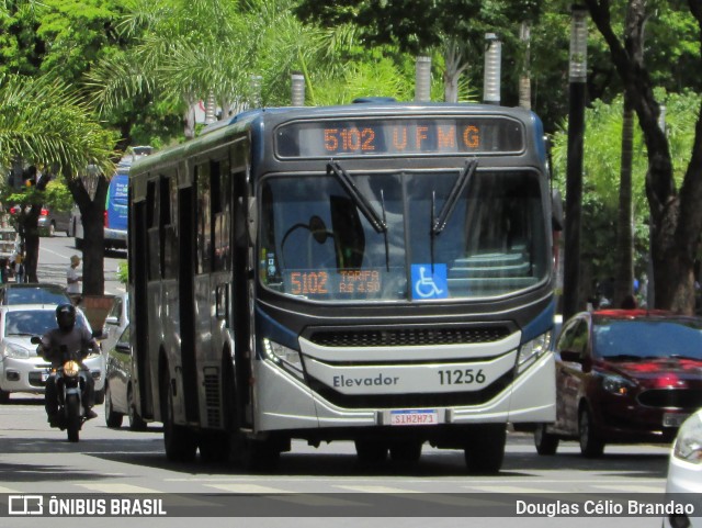 São Dimas Transportes 11256 na cidade de Belo Horizonte, Minas Gerais, Brasil, por Douglas Célio Brandao. ID da foto: 12073750.
