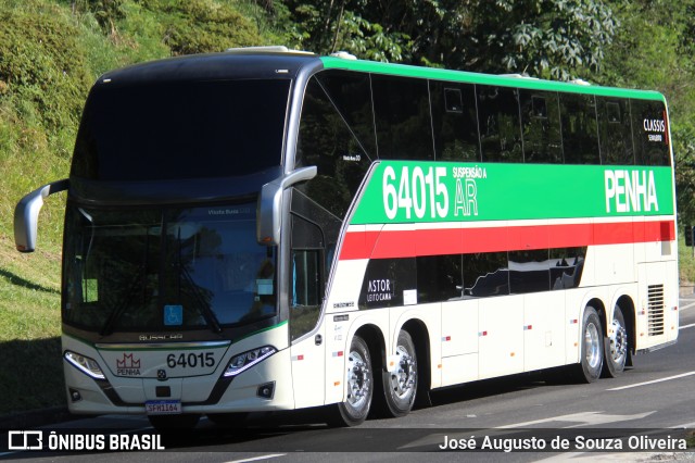 Empresa de Ônibus Nossa Senhora da Penha 64015 na cidade de Piraí, Rio de Janeiro, Brasil, por José Augusto de Souza Oliveira. ID da foto: 12074889.