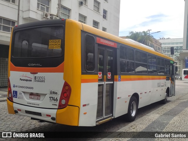 Transportes Paranapuan B10055 na cidade de Rio de Janeiro, Rio de Janeiro, Brasil, por Gabriel Santos. ID da foto: 12073427.