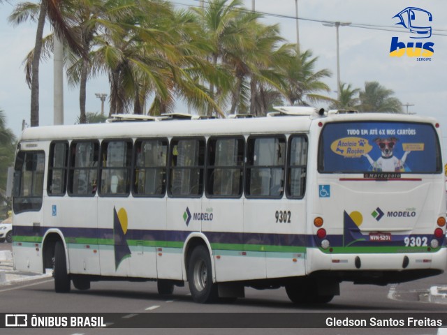 Viação Modelo 9302 na cidade de Aracaju, Sergipe, Brasil, por Gledson Santos Freitas. ID da foto: 12074319.