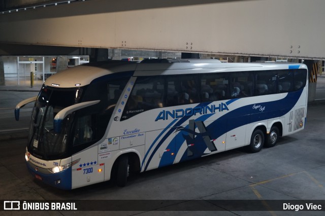 Empresa de Transportes Andorinha 7300 na cidade de Curitiba, Paraná, Brasil, por Diogo Viec. ID da foto: 12073120.