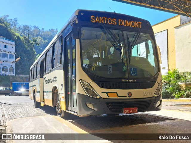 Transur - Transporte Rodoviário Mansur 2360 na cidade de Santos Dumont, Minas Gerais, Brasil, por Kaio Do Fusca. ID da foto: 12075425.