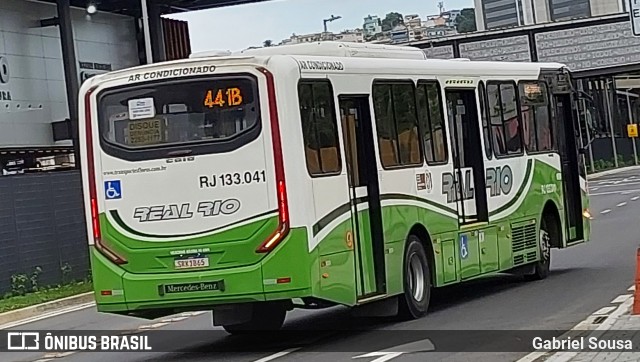 Expresso Real Rio RJ 133.041 na cidade de Rio de Janeiro, Rio de Janeiro, Brasil, por Gabriel Sousa. ID da foto: 12074482.