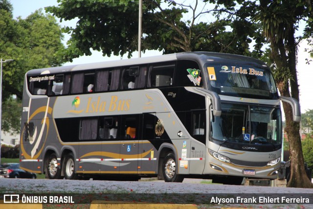Isla Bus Transportes 2700 na cidade de Joinville, Santa Catarina, Brasil, por Alyson Frank Ehlert Ferreira. ID da foto: 12073548.