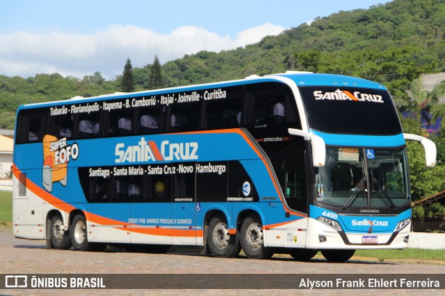 VUSC - Viação União Santa Cruz 4400 na cidade de Joinville, Santa Catarina, Brasil, por Alyson Frank Ehlert Ferreira. ID da foto: 12073555.