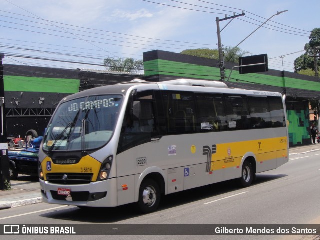 Upbus Qualidade em Transportes 3 5816 na cidade de São Paulo, São Paulo, Brasil, por Gilberto Mendes dos Santos. ID da foto: 12073069.