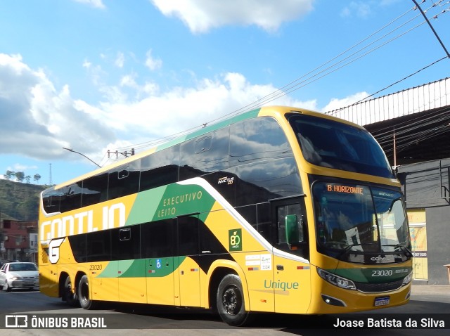 Empresa Gontijo de Transportes 23020 na cidade de Timóteo, Minas Gerais, Brasil, por Joase Batista da Silva. ID da foto: 12074095.