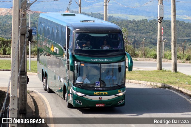 Viação Motta 18001 na cidade de Betim, Minas Gerais, Brasil, por Rodrigo Barraza. ID da foto: 12074711.