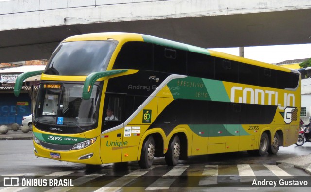 Empresa Gontijo de Transportes 25055 na cidade de Belo Horizonte, Minas Gerais, Brasil, por Andrey Gustavo. ID da foto: 12074086.