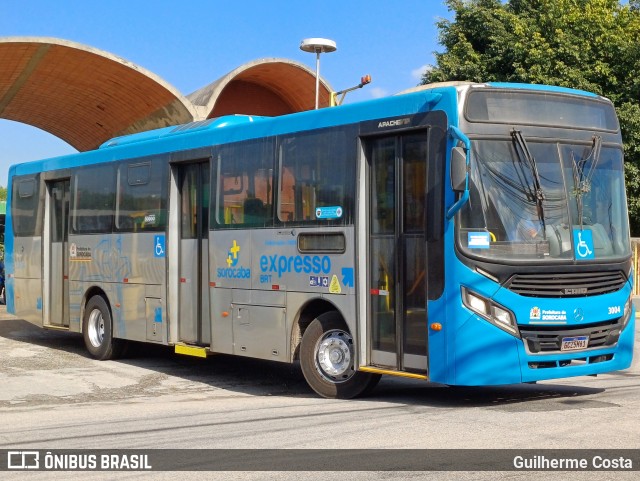 BRT Sorocaba Concessionária de Serviços Públicos SPE S/A 3004 na cidade de Sorocaba, São Paulo, Brasil, por Guilherme Costa. ID da foto: 12073825.
