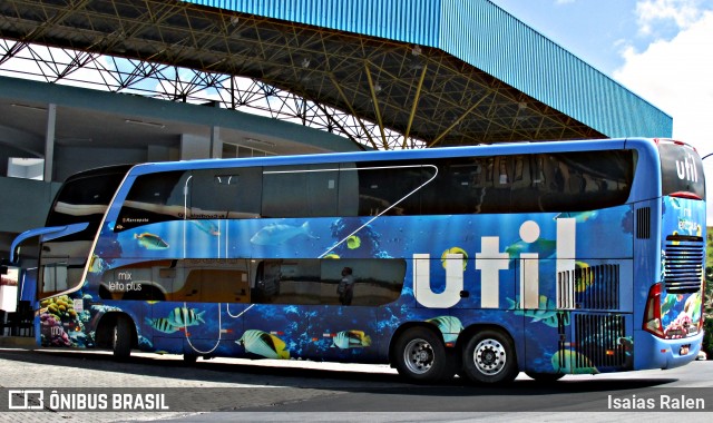 UTIL - União Transporte Interestadual de Luxo 11101 na cidade de Santos Dumont, Minas Gerais, Brasil, por Isaias Ralen. ID da foto: 12073052.