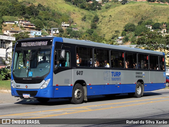 Turb Petrópolis > Turp -Transporte Urbano de Petrópolis 6417 na cidade de Petrópolis, Rio de Janeiro, Brasil, por Rafael da Silva Xarão. ID da foto: 12075381.