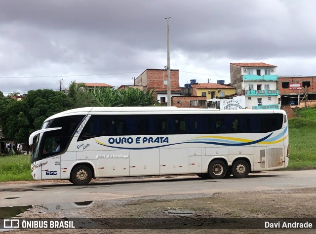 Viação Ouro e Prata 656 na cidade de São Luís, Maranhão, Brasil, por Davi Andrade. ID da foto: 12074370.