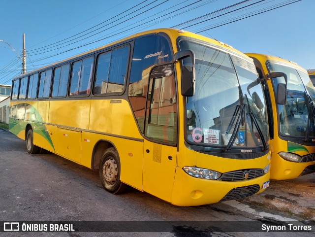 Ônibus Particulares 1443 na cidade de Belo Horizonte, Minas Gerais, Brasil, por Symon Torres. ID da foto: 12073712.