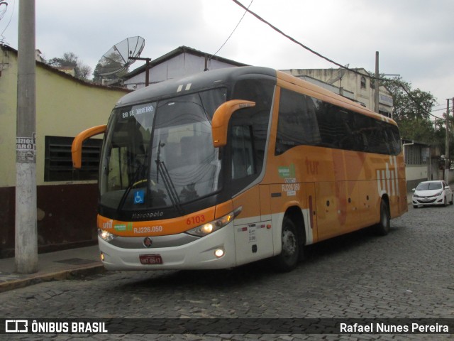 UTIL - União Transporte Interestadual de Luxo 6103 na cidade de Vassouras, Rio de Janeiro, Brasil, por Rafael Nunes Pereira. ID da foto: 12075107.