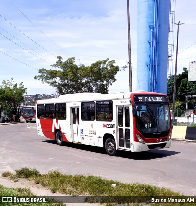Integração Transportes 0423011 na cidade de Manaus, Amazonas, Brasil, por Bus de Manaus AM. ID da foto: 12073624.