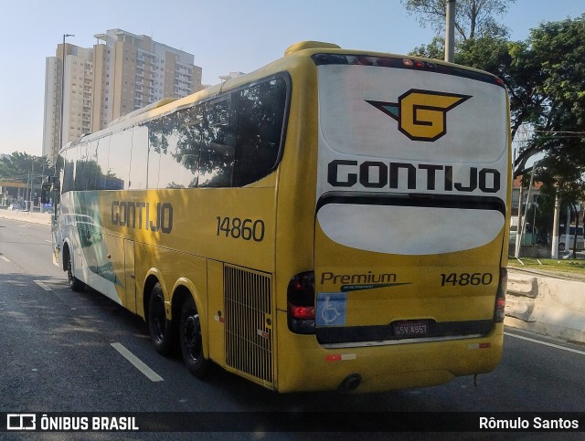 Empresa Gontijo de Transportes 14860 na cidade de São Paulo, São Paulo, Brasil, por Rômulo Santos. ID da foto: 12073709.