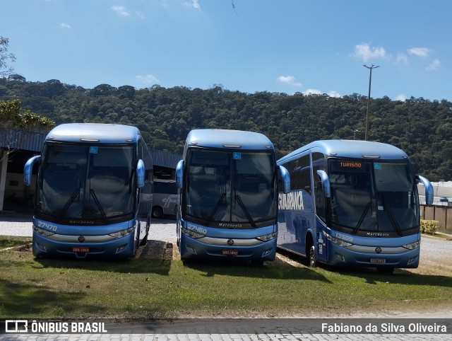 Viação Águia Branca 27460 na cidade de Juiz de Fora, Minas Gerais, Brasil, por Fabiano da Silva Oliveira. ID da foto: 12073714.