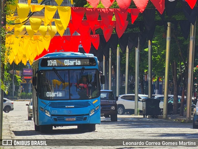 FAOL - Friburgo Auto Ônibus 573 na cidade de Nova Friburgo, Rio de Janeiro, Brasil, por Leonardo Correa Gomes Martins. ID da foto: 12073717.