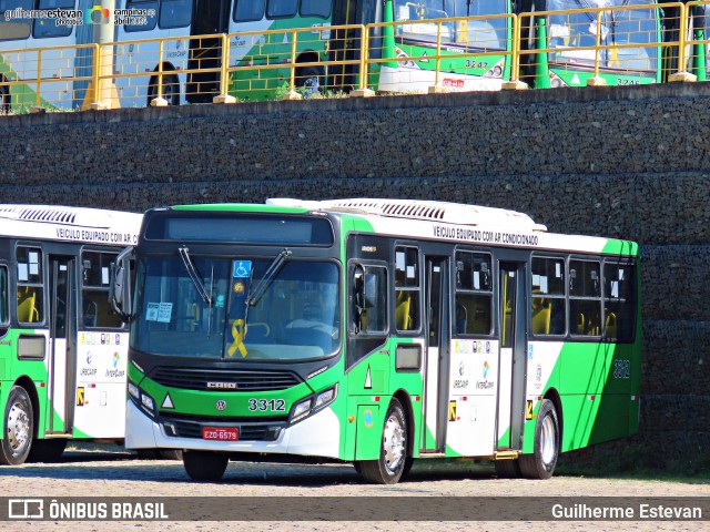 VB Transportes e Turismo 3312 na cidade de Campinas, São Paulo, Brasil, por Guilherme Estevan. ID da foto: 12075737.