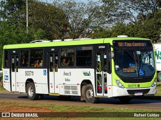 BsBus Mobilidade 503711 na cidade de Brasília, Distrito Federal, Brasil, por Rafael Caldas. ID da foto: 12075649.