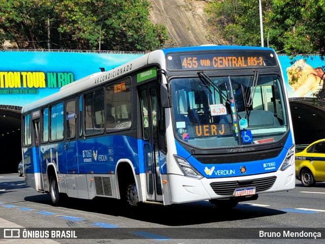 Viação Verdun B71060 na cidade de Rio de Janeiro, Rio de Janeiro, Brasil, por Bruno Mendonça. ID da foto: 12073122.
