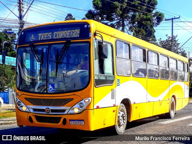 Transportes Coletivos Nossa Senhora da Piedade 599 na cidade de Campo Largo, Paraná, Brasil, por Murilo Francisco Ferreira. ID da foto: 12075465.