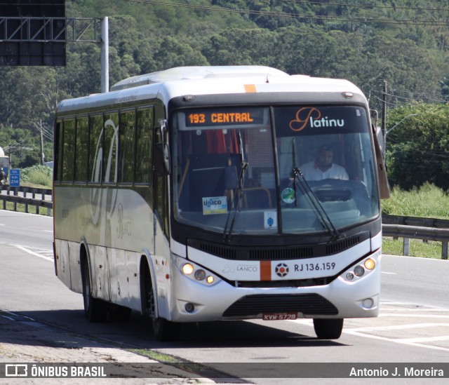 Transportes Blanco RJ 136.159 na cidade de Seropédica, Rio de Janeiro, Brasil, por Antonio J. Moreira. ID da foto: 12073572.