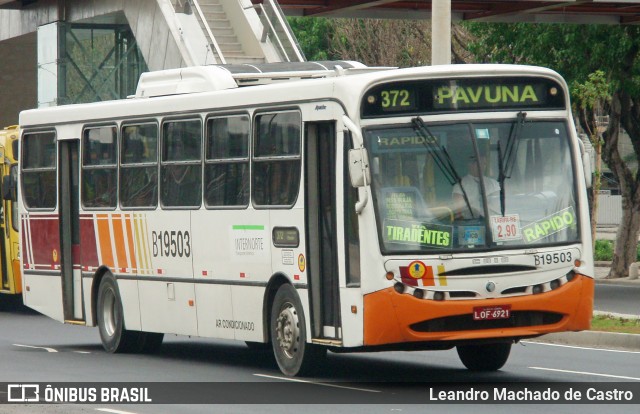 Transportes América B19503 na cidade de Rio de Janeiro, Rio de Janeiro, Brasil, por Leandro Machado de Castro. ID da foto: 12073929.