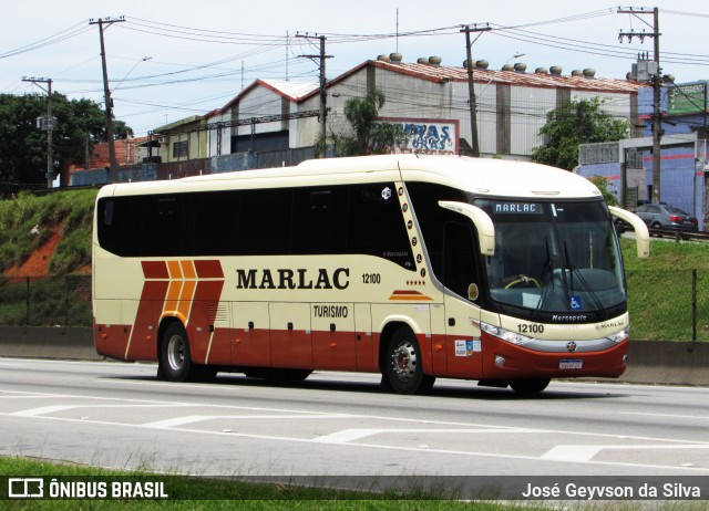 Marlac Turismo 12100 na cidade de Guarulhos, São Paulo, Brasil, por José Geyvson da Silva. ID da foto: 12074094.