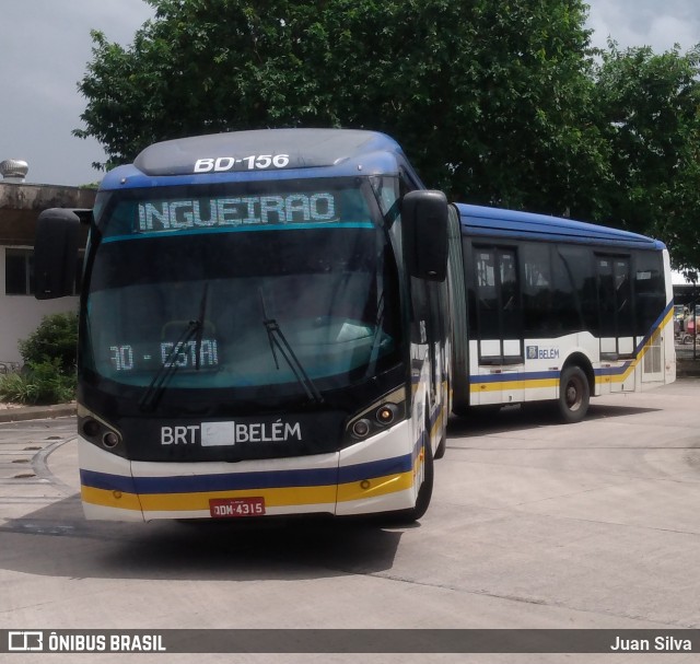 Belém Rio Transportes BD-156 na cidade de Belém, Pará, Brasil, por Juan Silva. ID da foto: 12075617.