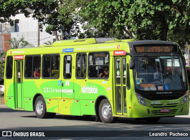 Santo Antônio Transportes Niterói 2.2.124 na cidade de Niterói, Rio de Janeiro, Brasil, por Leandro  Pacheco. ID da foto: 12074074.