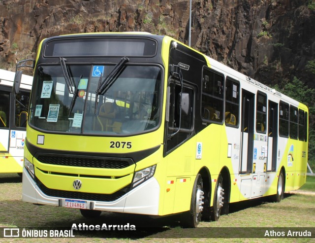 Itajaí Transportes Coletivos 2075 na cidade de Campinas, São Paulo, Brasil, por Athos Arruda. ID da foto: 12075324.