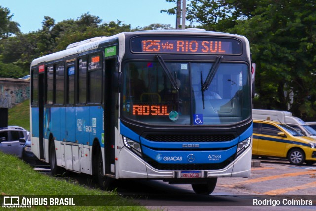 Viação Nossa Senhora das Graças A71584 na cidade de Rio de Janeiro, Rio de Janeiro, Brasil, por Rodrigo Coimbra. ID da foto: 12073517.