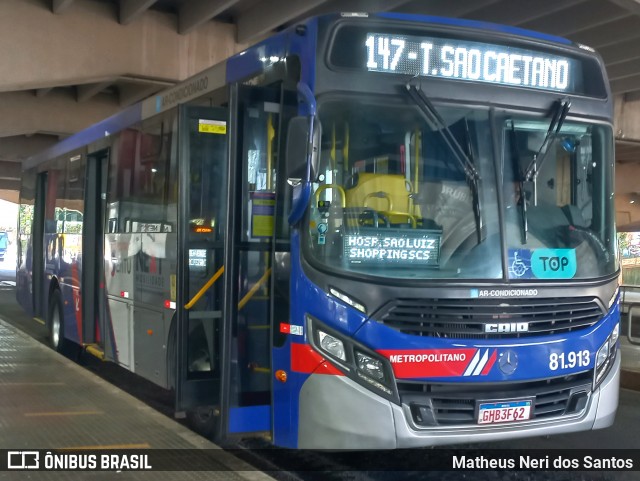 Next Mobilidade - ABC Sistema de Transporte 81.913 na cidade de São Caetano do Sul, São Paulo, Brasil, por Matheus Neri dos Santos. ID da foto: 12075768.